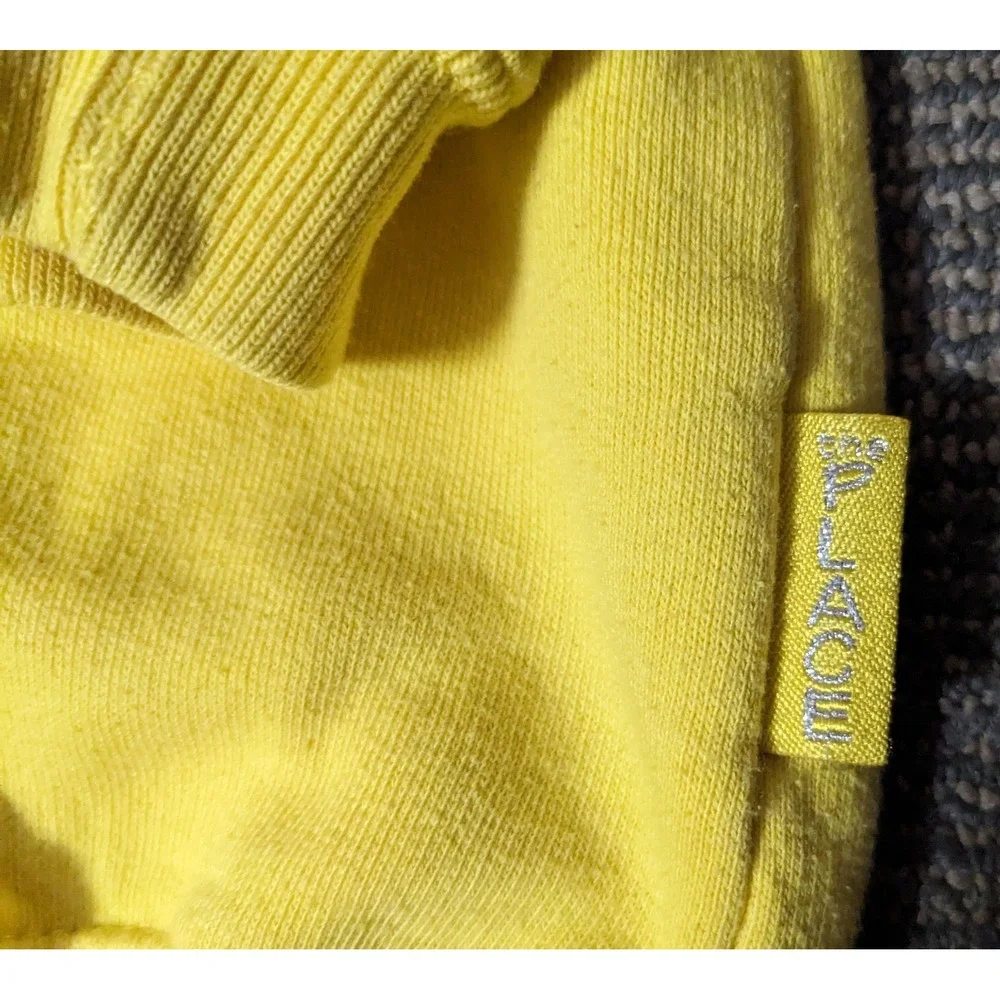 Vintage Children's Place Sweatshirt Yellow Smiley Face 4T‎ Tiny Sweats 1980's